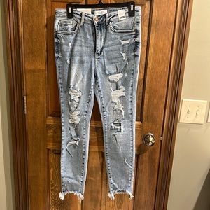 Judy Blue destructed jeans - high waisted skinny fit